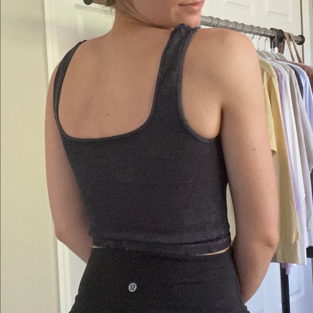 Bundle for Discount Grey Free People Cropped Tank - Picture 2 of 4